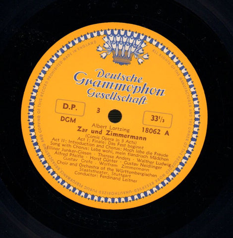 Zar Und Zimmermann-Deutsche Grammophon-Vinyl LP Gatefold-G/Ex