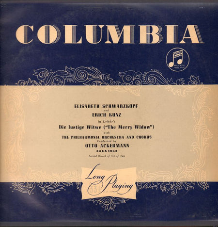 Lehar-Die Lustige Witwe-Record 2-Columbia-Vinyl LP