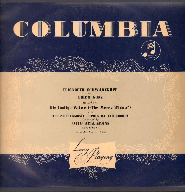 Lehar-Die Lustige Witwe-Record 2-Columbia-Vinyl LP