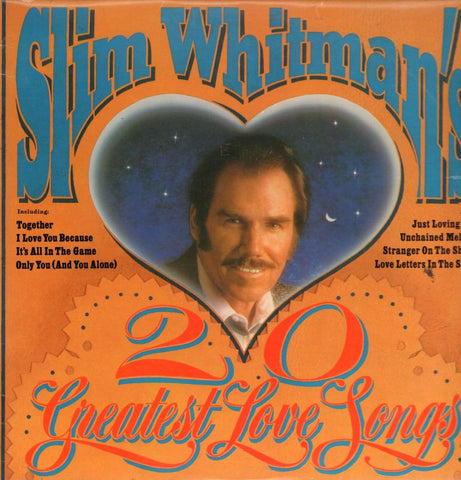 Slim Whitman-20 Greatest Love Songs-United Artist-Vinyl LP