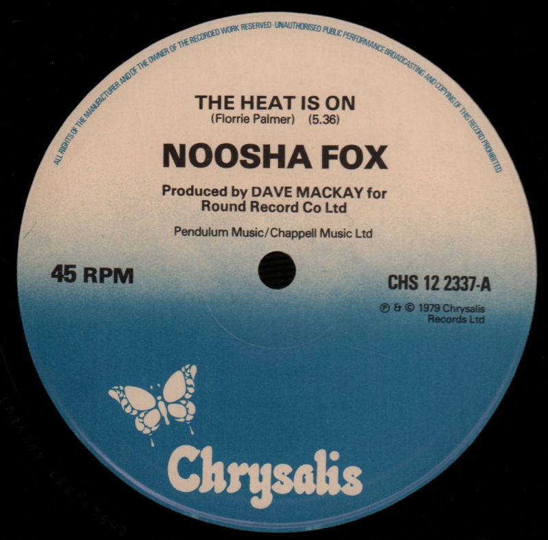 The Heat Is On-Chrysalis-12" Vinyl-VG/Ex