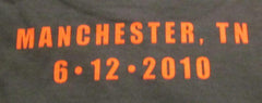 Manchester Tennessee 12 June 2012-Eden Live-Men-XL-T Shirt-New