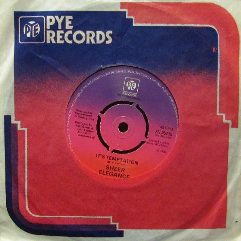 Sheer Elegance-It's Temptation-Pye-7" Vinyl