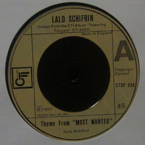 Lalo Schifrin-Theme From Most Wanted-CTI-7" Vinyl