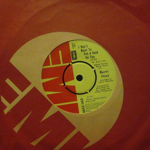 Berni Flint-I Don't Want To Put A Hold On You-EMI-7" Vinyl