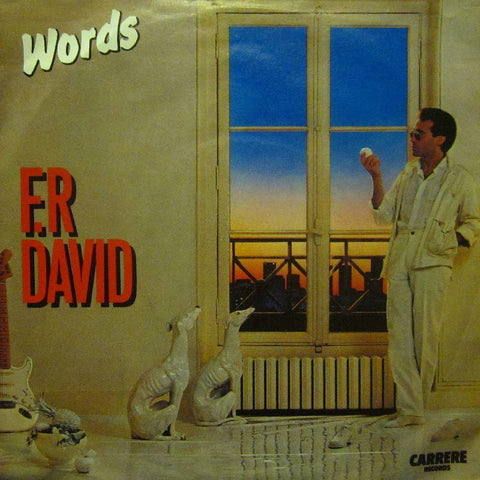 F.R David-Words-Carrere-7" Vinyl P/S