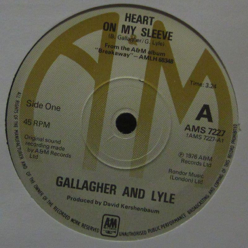 Gallagher And Lyle-Heart On My Sleeve-A & M-7" Vinyl