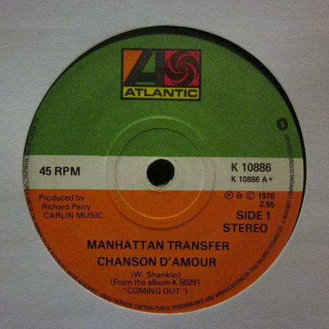 Manhattan Transfer-Chanson D'Amour-Atlantic-7" Vinyl