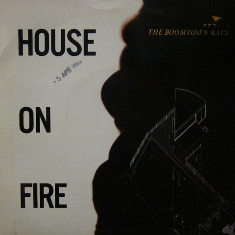 The Boomtown Rats-House On Fire-Mercury-7" Vinyl P/S