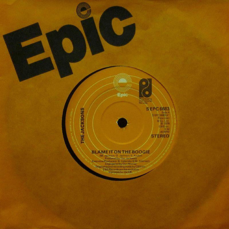 The Jacksons-Blame It On The Boogie-Epic-7" Vinyl