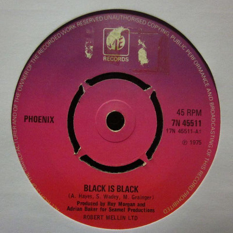 Phoenix-Black Is Black-Pye-7" Vinyl