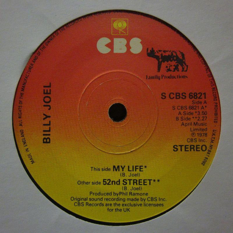 Billy Joel-My Life-CBS-7" Vinyl