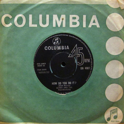 Gerry & The Pacemakers-How Do You Do It?-Columbia-7" Vinyl