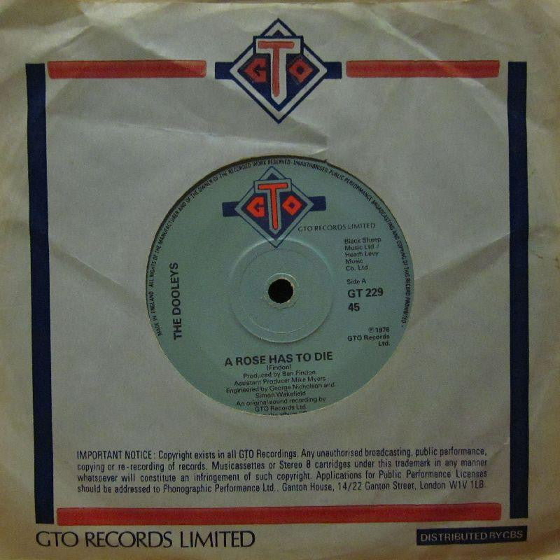 The Dooleys-A Rose Has To Die-GTO-7" Vinyl