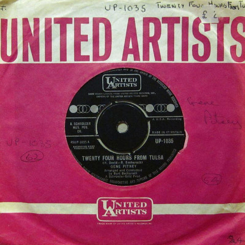 Gene Pitney-Twenty Four Hours From Tulsa-United Artist-7" Vinyl
