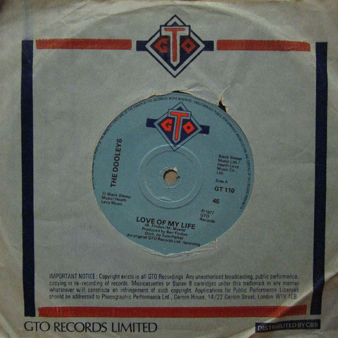 The Dooleys-Love Of My Life-GTO-7" Vinyl