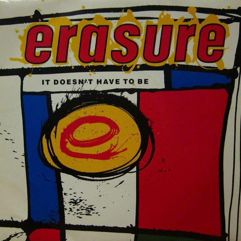 Erasure-It Doesn't Have To Be-Mute-7" Vinyl P/S