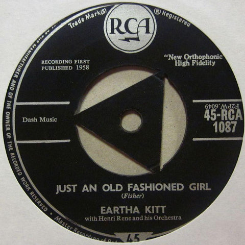 Eartha Kitt-Just An Old Fashioned Girl-RCA-7" Vinyl