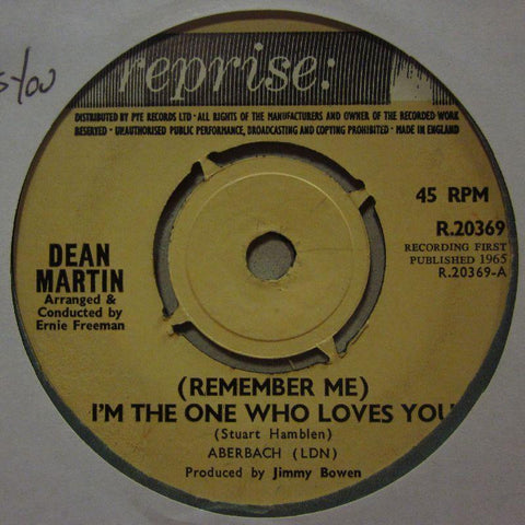 Dean Martin-I'm The One Who Loves You-Reprise-7" Vinyl