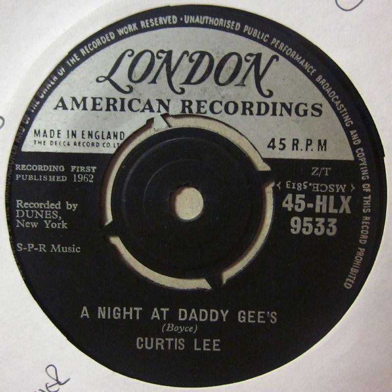 Curtis Lee-A Night At Daddy Gee's-London-7" Vinyl