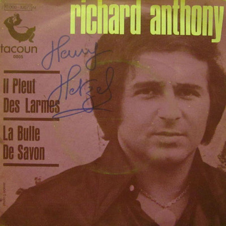 Richard Anthony-Il Pleut Des Larmes-Tacoun-7" Vinyl P/S
