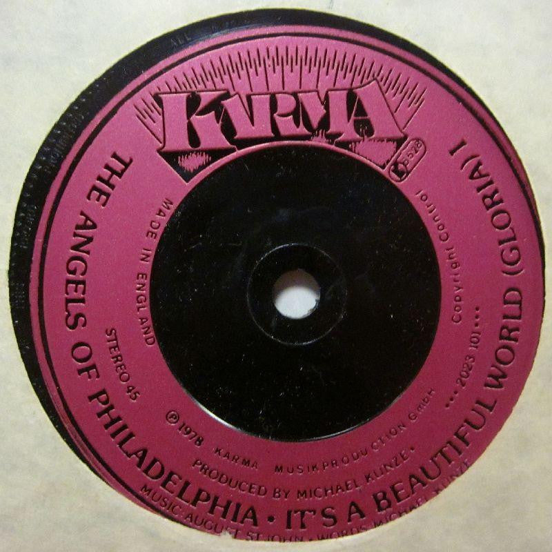 The Angels of Philadelphia-It's A Beautiful World-Karma-7" Vinyl P/S