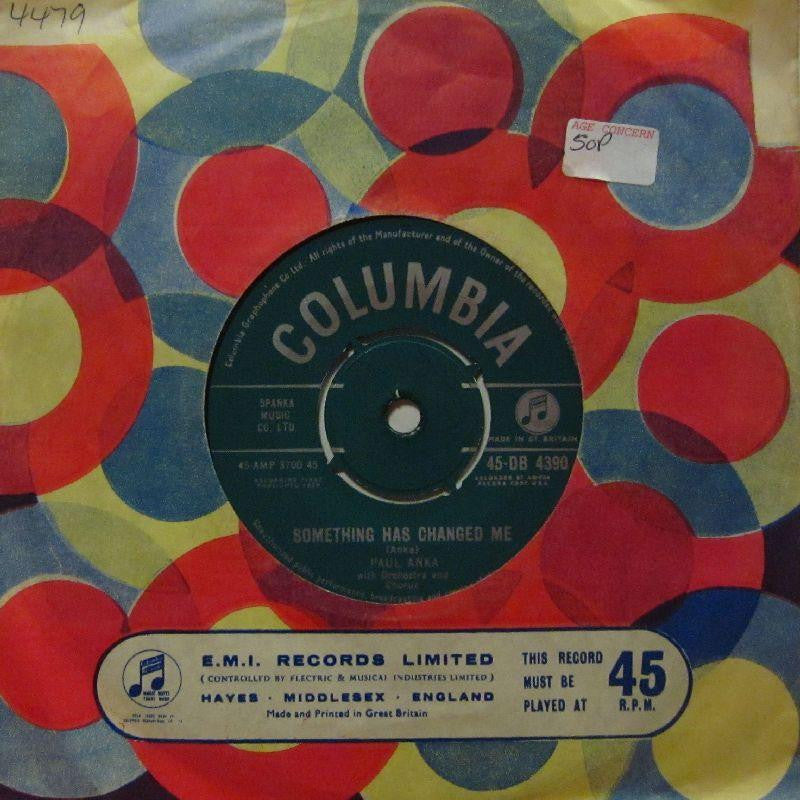 Paul Anka-Something Has Changed Me-Columbia-7" Vinyl