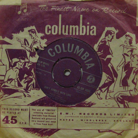 Paul Anka-Don't Gamble With Love-Columbia-7" Vinyl
