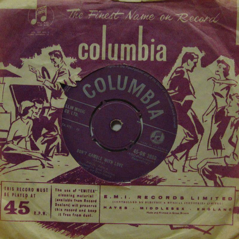 Paul Anka-Don't Gamble With Love-Columbia-7" Vinyl