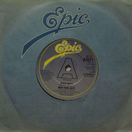 New York Skyy-Bad Boy-Epic-7" Vinyl