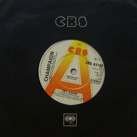 Champaign-Try Again-CBS-7" Vinyl