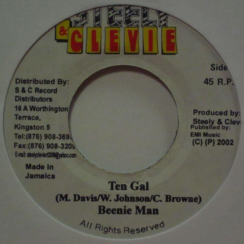 Beenie Man-Ten Gal-Steely & Clive-7" Vinyl