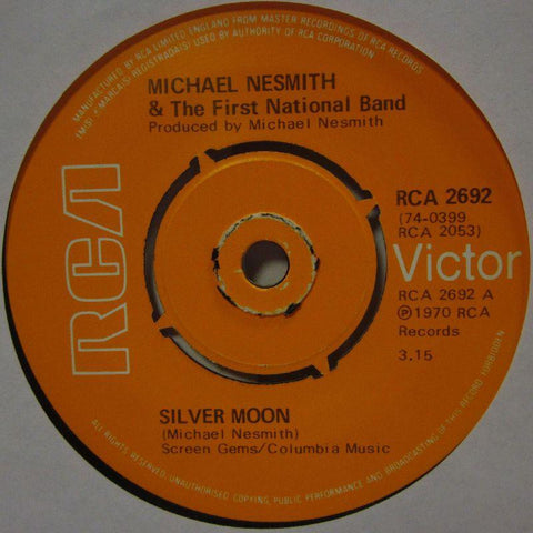 Michael Nesmith & The First National Band-Silver Moon-RCA-7" Vinyl