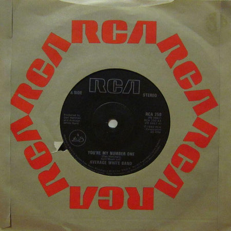 Average White Band-You're My Number One-RCA-7" Vinyl