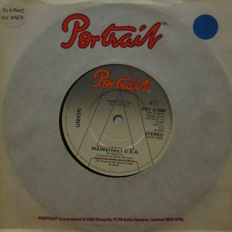 Union-Mainstreet U.S.A.-Portrait-7" Vinyl