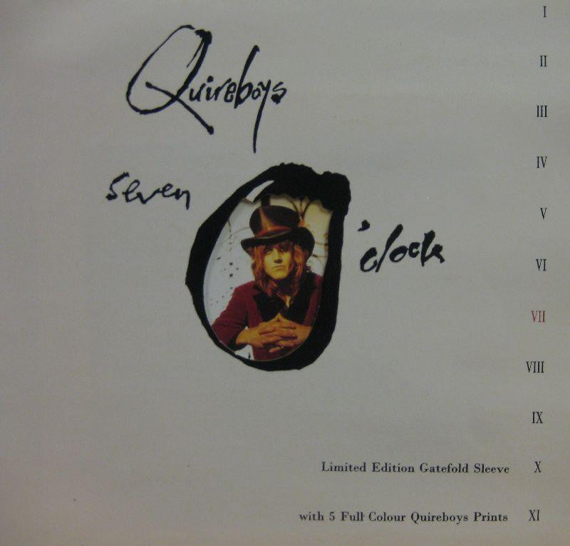 The Quireboys-Seven O'Clock-Parlophone-7" Vinyl Gatefold