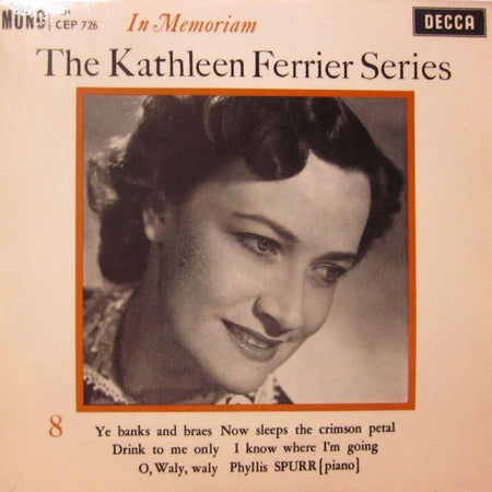 Kathleen Ferrier-The Series In Memoriam-Decca-7" Vinyl P/S