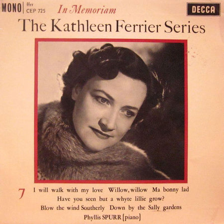 Kathleen Ferrier-The Kathleen Ferrier Series Vol.7-Decca-7" Vinyl P/S