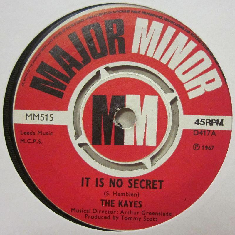 The Kayes-It Is No Secret-Major Minor-7" Vinyl