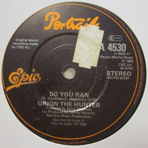 Orion-So You Ran-Portrait-7" Vinyl