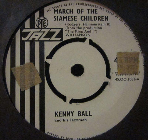 Kenny Ball-March Of The Siamese Children-Pye Jazz-7" Vinyl