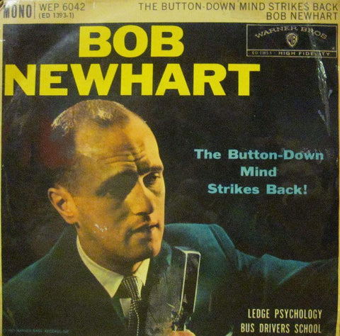 Bob Newhart-The Button-Down Mind Strikes Back!-Warner Bros-7" Vinyl