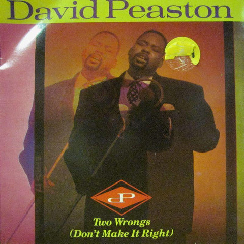 David Peaston-Two Wrongs Don't Make A Right-Geffen-7" Vinyl