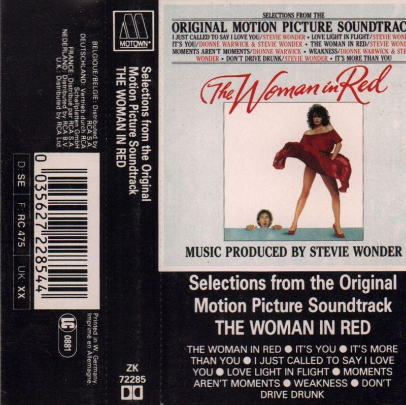 længes efter Ride Tag et bad Stevie Wonder(Cassette)The Woman In Red-Motown-ZK 72285--Very Good –  Shakedownrecords