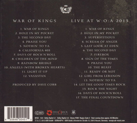War Of Kings-Hell & Back-CD/DVD Album-New & Sealed
