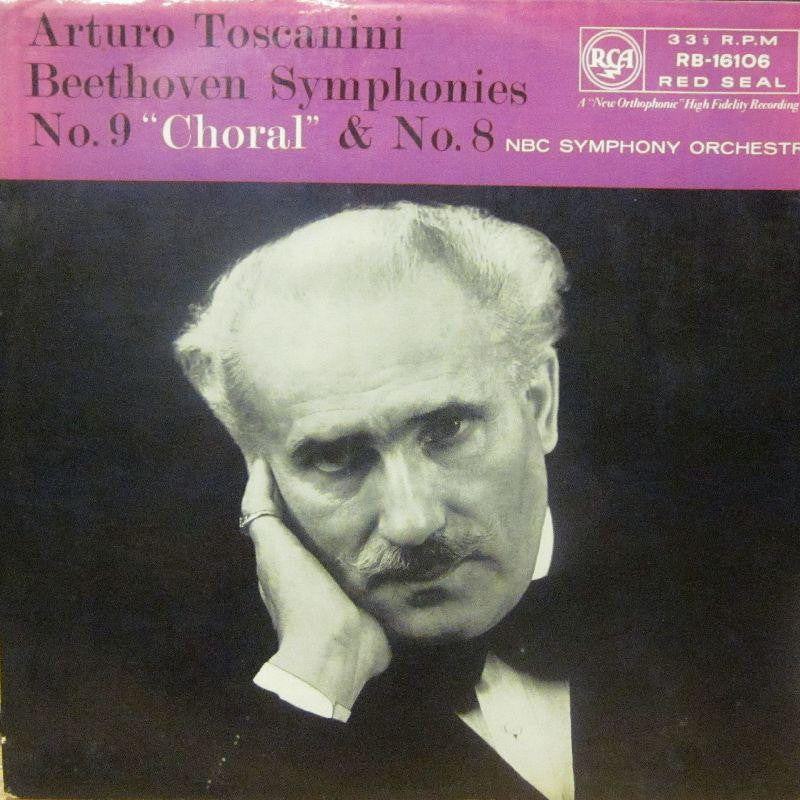 Beethoven-Symphonie No.9 & 8-RCA Red Seal-Vinyl LP