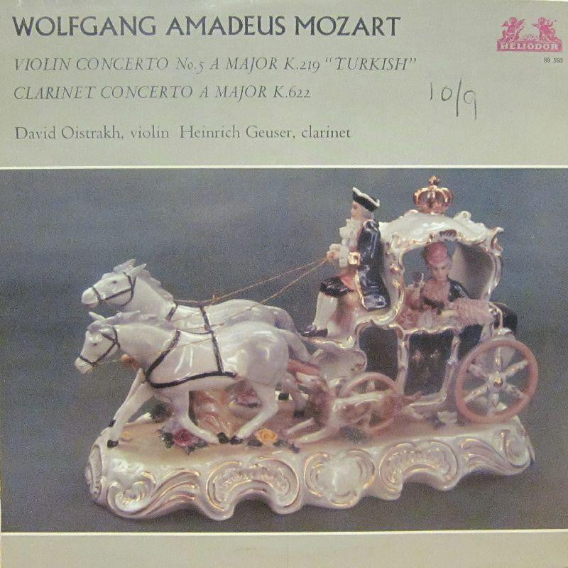 Mozart-Violin/Clarinet Concerto-Helidor-Vinyl LP