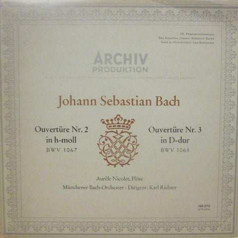 Bach-Ouverture Nr.2 & 3-Archive-Vinyl LP