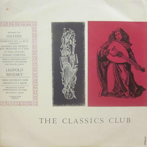 Haydn/Mozart-Symphony No.100/Three Movements From Cassation-Classics Club-Vinyl LP