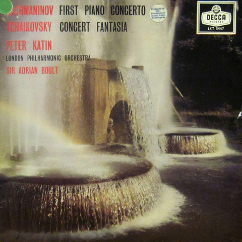 Rachmaninov/Tchaikovsky-First Piano Concerto/Concerto Fantasia-Decca-Vinyl LP